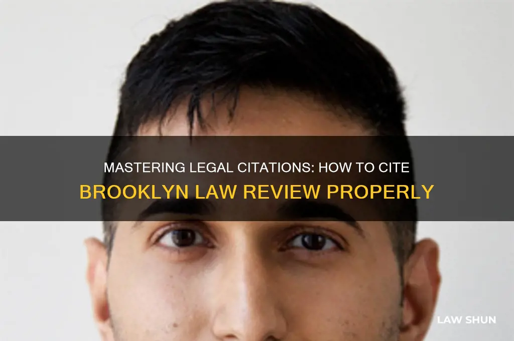 how to cite brooklyn law review
