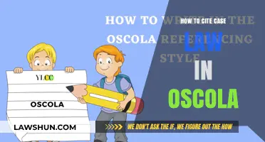 Citing Case Law: OSCOLA Style Guide