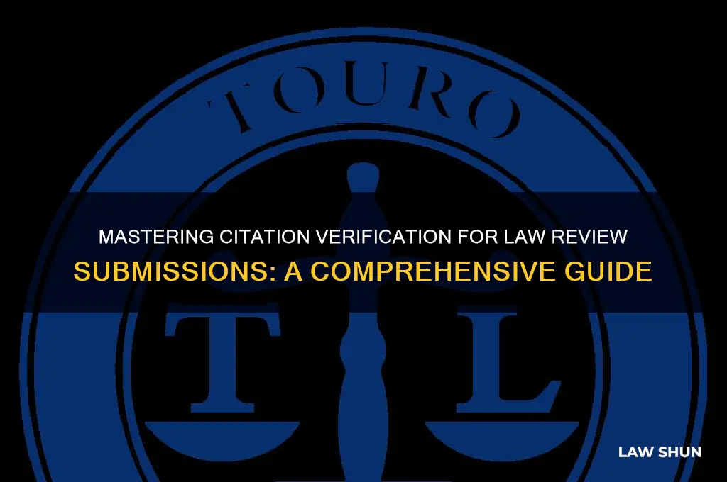 how to cite check law review