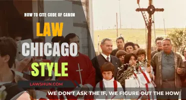 Citing the Code of Canon Law: A Chicago Style Guide