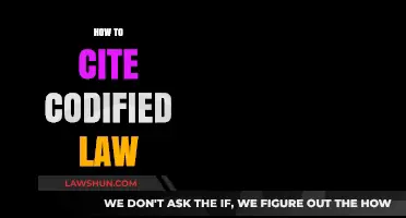 Mastering Legal Citations: A Guide to Citing Codified Law Effectively