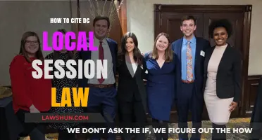 Mastering Citations: A Guide to Citing DC Local Session Laws