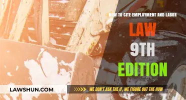 Citing Employment and Labor Law 9th Edition: A Comprehensive Guide