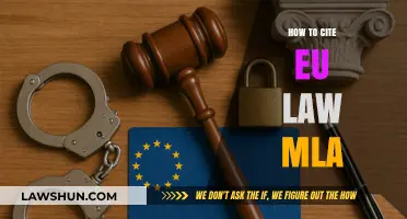 Citing EU Law in MLA Format: A Comprehensive Guide