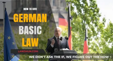 Mastering Citations: A Guide to Referencing Germany's Basic Law
