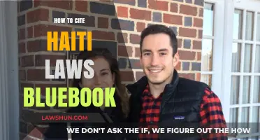 Citing Haiti Laws in Bluebook Format: A Comprehensive Guide