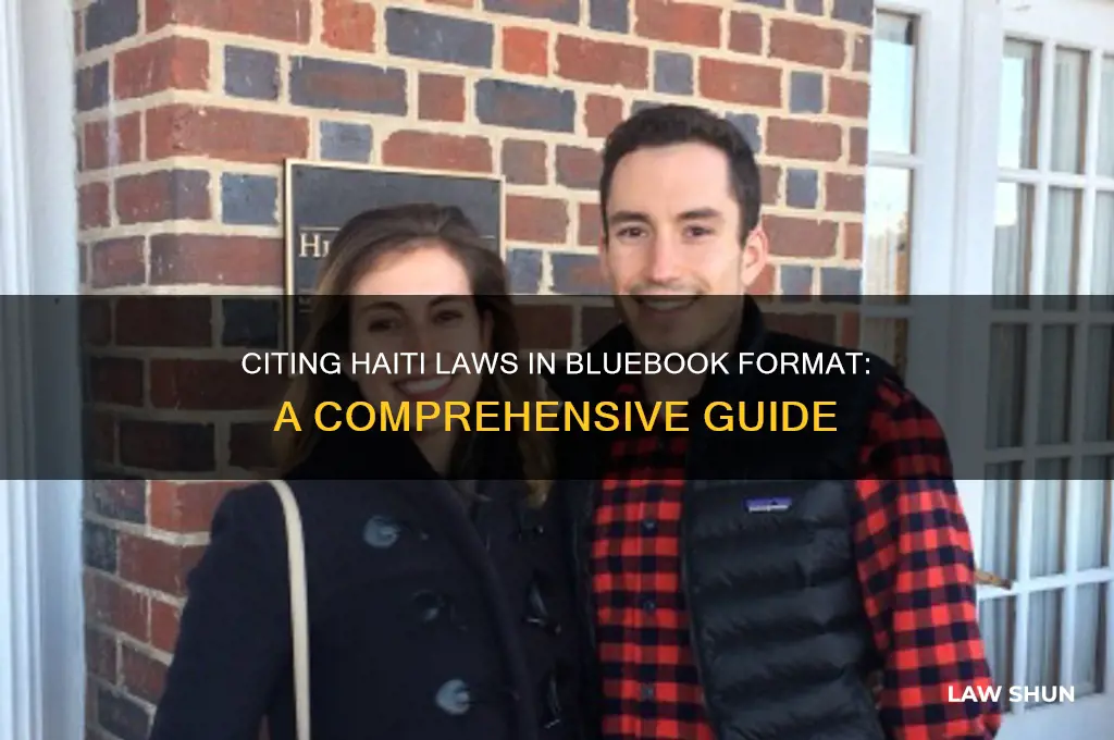 how to cite haiti laws bluebook