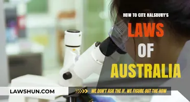 Mastering Legal Citations: How to Cite Halsbury's Laws of Australia