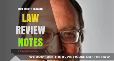 Mastering Harvard Law Review Notes Citations: A Comprehensive Guide