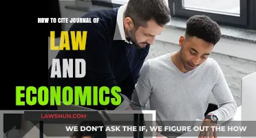 Mastering Citations: Journal of Law and Economics Formatting Guide