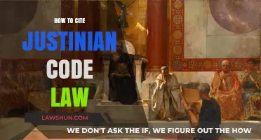 Mastering Citations: A Guide to Referencing Justinian Code Law