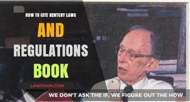 Mastering Citations: A Guide to Kentucky Laws and Regulations Book