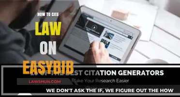 Mastering Legal Citations: A Simple Guide to Citing Law on EasyBib