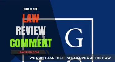 Mastering Legal Citations: A Guide to Citing Law Review Comments