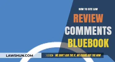 Mastering Bluebook Citations for Law Review Comments: A Comprehensive Guide