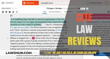Mastering Legal Citations: A Guide to Citing Law Reviews Effectively