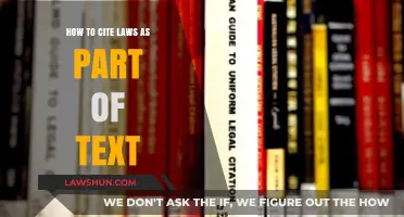Mastering In-Text Legal Citations: A Guide to Citing Laws Effectively