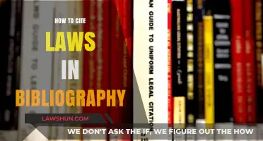 Mastering Legal Citations: A Guide to Citing Laws in Bibliographies