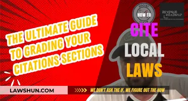 Mastering Legal Citations: A Guide to Citing Local Laws Effectively