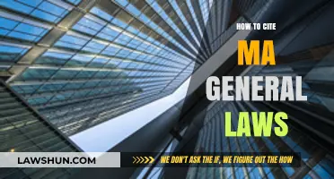Mastering Citations: A Guide to Citing Massachusetts General Laws