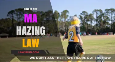 Citing Massachusetts Hazing Law: A Comprehensive Guide for Proper Reference