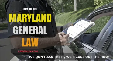 Mastering Maryland General Law Citations: A Comprehensive Guide for Researchers