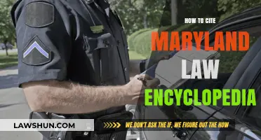 Mastering Citations: A Guide to Maryland Law Encyclopedia References