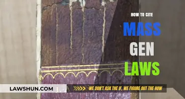 Mastering Citations: A Guide to Citing Massachusetts General Laws