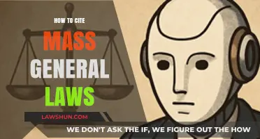Mastering Legal Citations: A Guide to Citing Mass General Laws