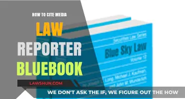 Mastering Bluebook Citations for Media Law Reporter: A Comprehensive Guide