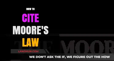 Mastering Citations: How to Properly Reference Moore's Law
