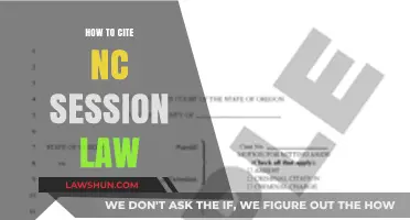 Mastering Citations: A Guide to Citing NC Session Law