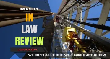 Citing NPR in Law Reviews: A Comprehensive Guide for Legal Scholars