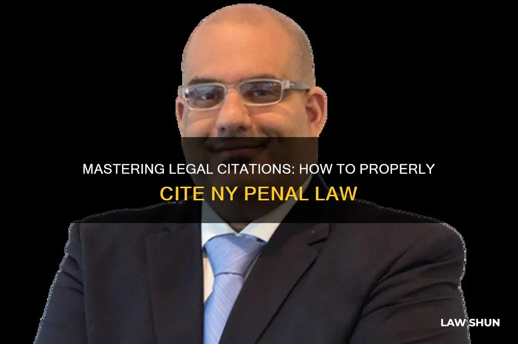 how to cite ny penal law