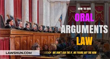 Mastering Legal Citations: Citing Oral Arguments in Law Practice