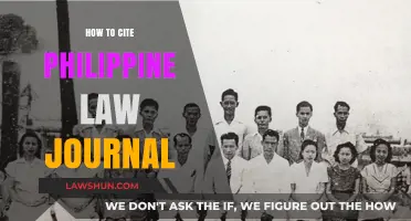 Mastering Legal Citations: A Guide to Philippine Law Journal References