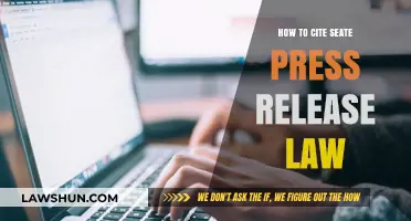 Citing Seat Press Release Law: A Comprehensive Guide for Legal References