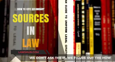 Mastering Legal Citations: A Guide to Citing Secondary Sources in Law