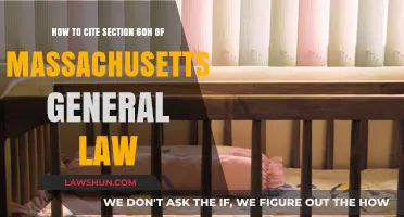 Citing Massachusetts General Law: A Guide to Section 60H