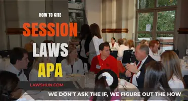 Mastering APA Citations for Session Laws: A Comprehensive Guide