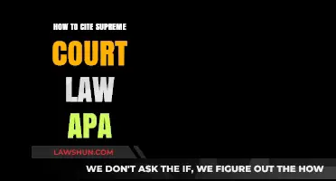 Mastering APA Citations for Supreme Court Cases: A Comprehensive Guide
