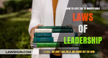 Mastering Leadership Citations: Guide to Referencing Maxwell's 21 Laws