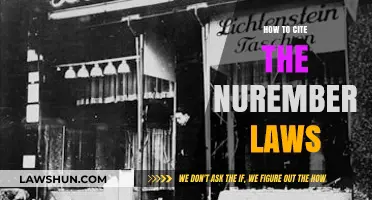 Citing the Nuremberg Laws: A Comprehensive Guide for Researchers