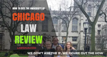 Mastering Citations: University of Chicago Law Review Guide