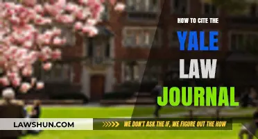 Mastering Citations: A Guide to Citing the Yale Law Journal