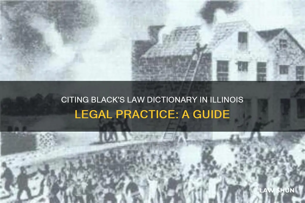 how to cite to blacks law in illinois