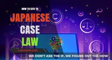 Citing Japanese Case Law: A Guide