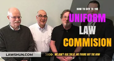 Mastering Citations: A Guide to Referencing the Uniform Law Commission