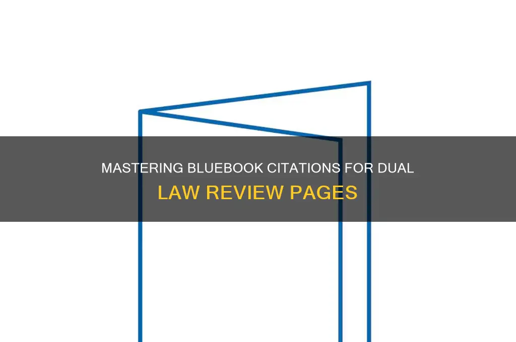 how to cite two law review pages blue book