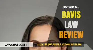Mastering Citations: A Guide to Citing UC Davis Law Review
